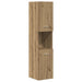 Set mobilier de baie, 4 piese, stejar artizanal, lemn prelucrat - WALTI WALTI