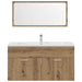 Set mobilier de baie, 4 piese, stejar artizanal, lemn prelucrat - WALTI WALTI