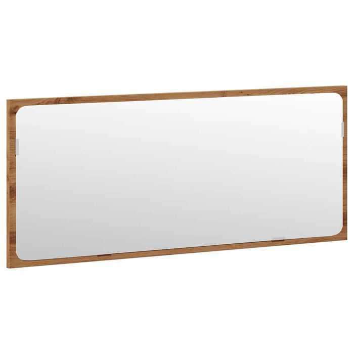 Set mobilier de baie, 4 piese, stejar artizanal, lemn prelucrat - WALTI WALTI