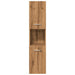 Set mobilier de baie, 4 piese, stejar artizanal, lemn prelucrat - WALTI WALTI