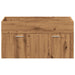 Set mobilier de baie, 4 piese, stejar artizanal, lemn prelucrat - WALTI WALTI
