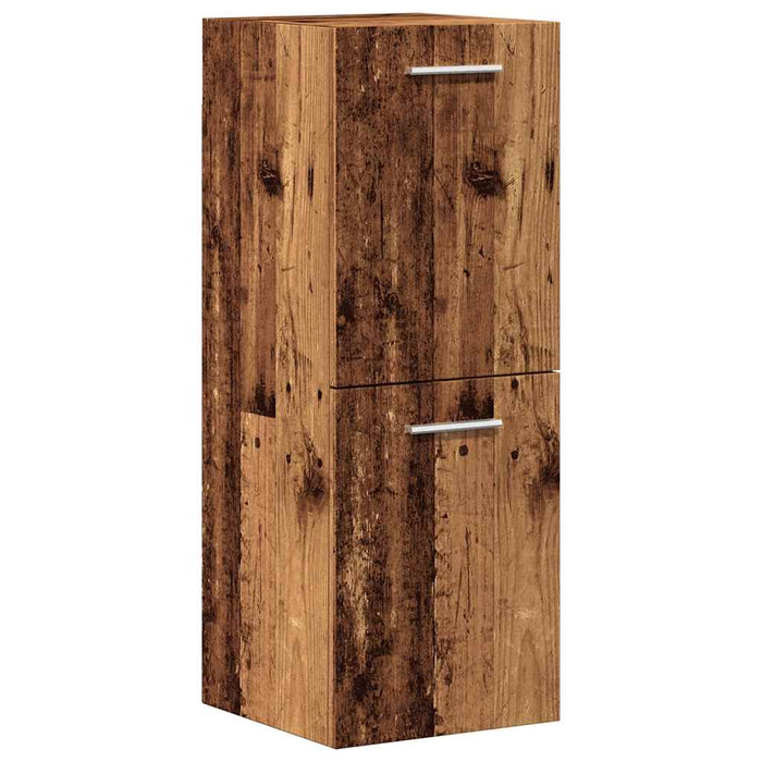 Set mobilier de baie, 4 piese, lemn vechi, lemn prelucrat WALTI