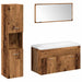 Set mobilier de baie, 5 piese, lemn vechi, lemn prelucrat - WALTI WALTI