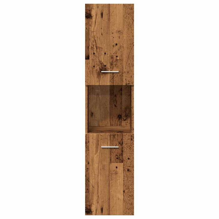 Set mobilier de baie, 5 piese, lemn vechi, lemn prelucrat - WALTI WALTI