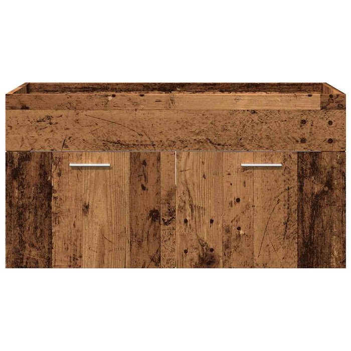 Set mobilier de baie, 5 piese, lemn vechi, lemn prelucrat - WALTI WALTI