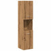 Set mobilier de baie, 5 piese, stejar artizanal, lemn prelucrat - WALTI WALTI
