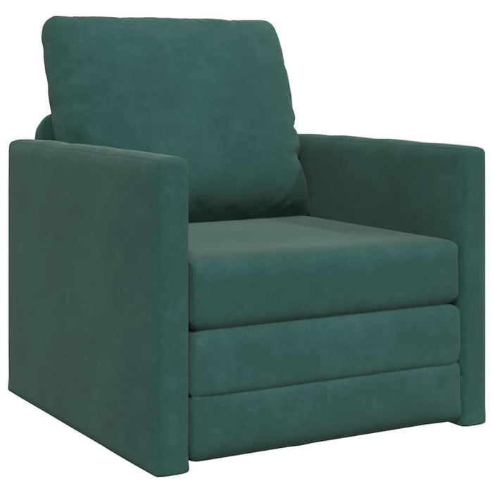 Pat canapea Verde închis 74 x 77 x 81 cm Catifea - WALTI WALTI