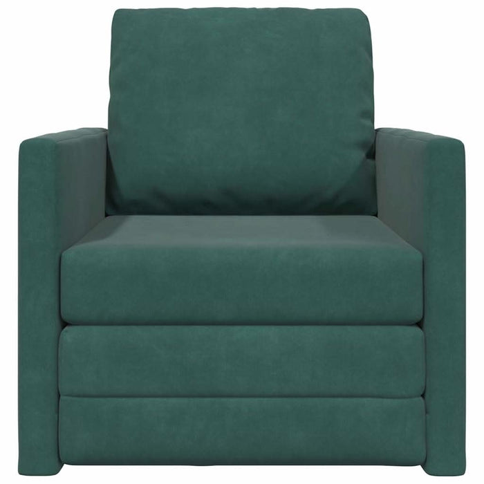 Pat canapea Verde închis 74 x 77 x 81 cm Catifea - WALTI WALTI