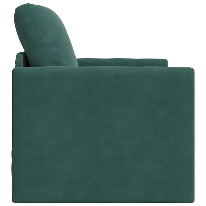 Pat canapea Verde închis 74 x 77 x 81 cm Catifea - WALTI WALTI