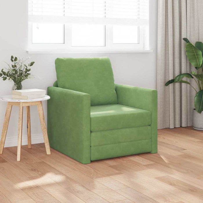 Pat canapea 60cm Verde deschis Catifea - WALTI WALTI