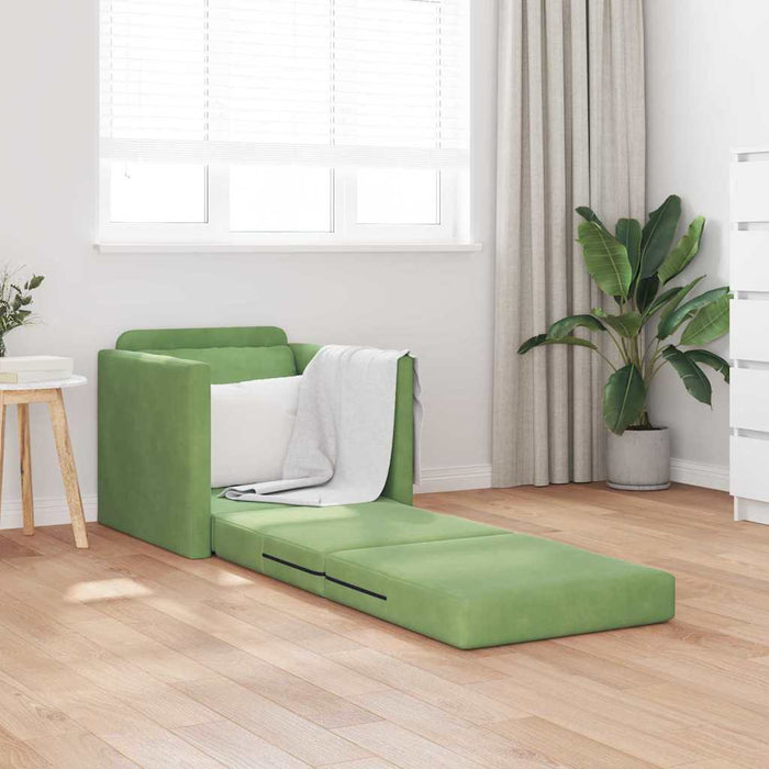 Pat canapea 60cm Verde deschis Catifea - WALTI WALTI