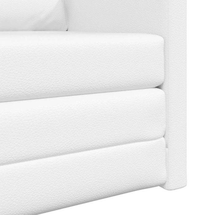 Pat canapea 60cm Alb Piele artificiala - WALTI WALTI