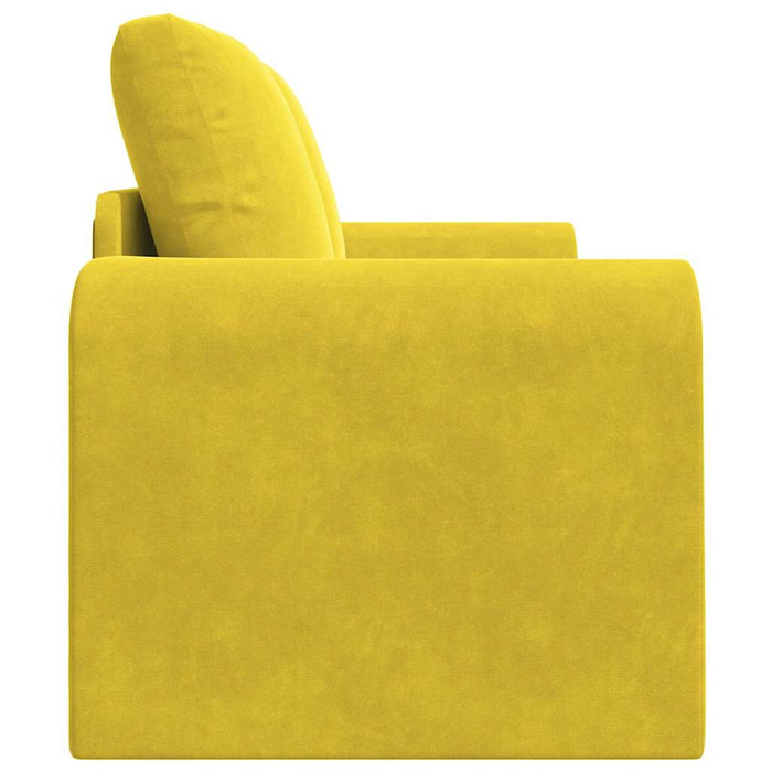 Pat canapea 60cm Galben Catifea - WALTI WALTI