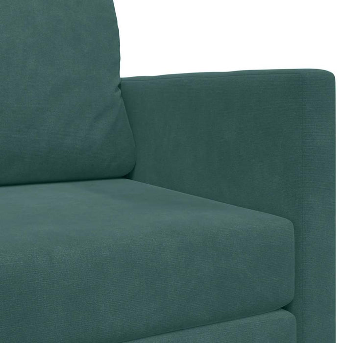 Pat canapea 110cm Verde închis Catifea - WALTI WALTI