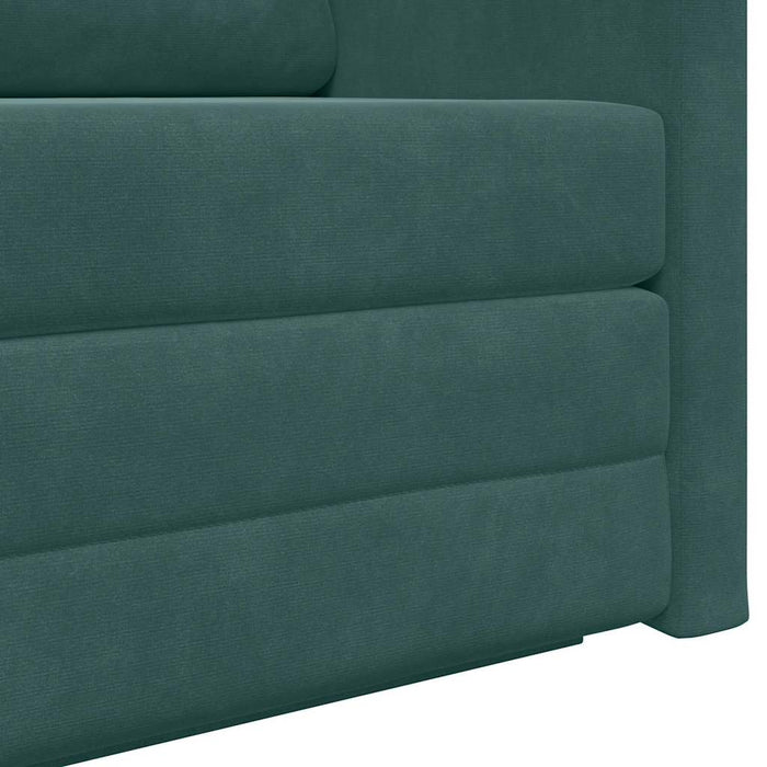 Pat canapea 110cm Verde închis Catifea - WALTI WALTI