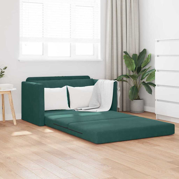 Pat canapea 110cm Verde închis Catifea - WALTI WALTI