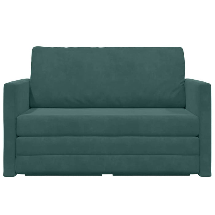 Pat canapea 110cm Verde închis Catifea - WALTI WALTI