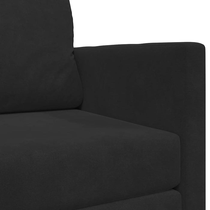 Pat canapea 110cm Negru Catifea - WALTI WALTI