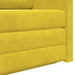 Pat canapea 110cm Galben floarea-soarelui Catifea - WALTI WALTI