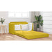 Pat canapea 110cm Galben floarea-soarelui Catifea - WALTI WALTI
