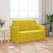 Pat canapea 110cm Galben floarea-soarelui Catifea - WALTI WALTI