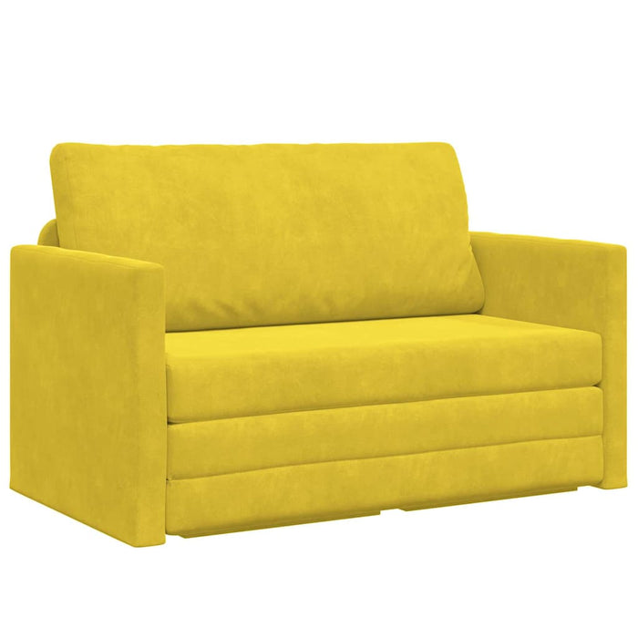 Pat canapea 110cm Galben floarea-soarelui Catifea - WALTI WALTI