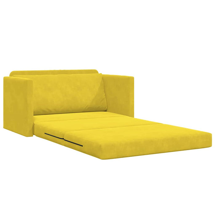 Pat canapea 110cm Galben floarea-soarelui Catifea - WALTI WALTI