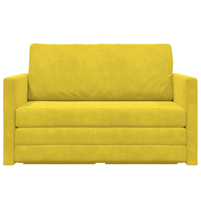Pat canapea 110cm Galben floarea-soarelui Catifea - WALTI WALTI