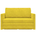 Pat canapea 110cm Galben floarea-soarelui Catifea - WALTI WALTI