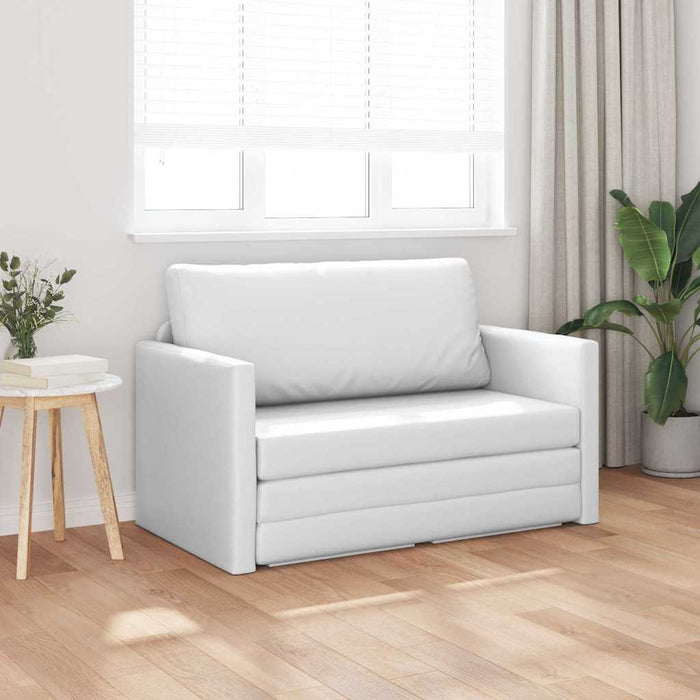 Pat canapea 110cm Alb Piele artificiala - WALTI WALTI