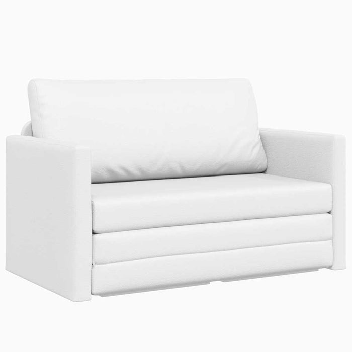 Pat canapea 110cm Alb Piele artificiala - WALTI WALTI