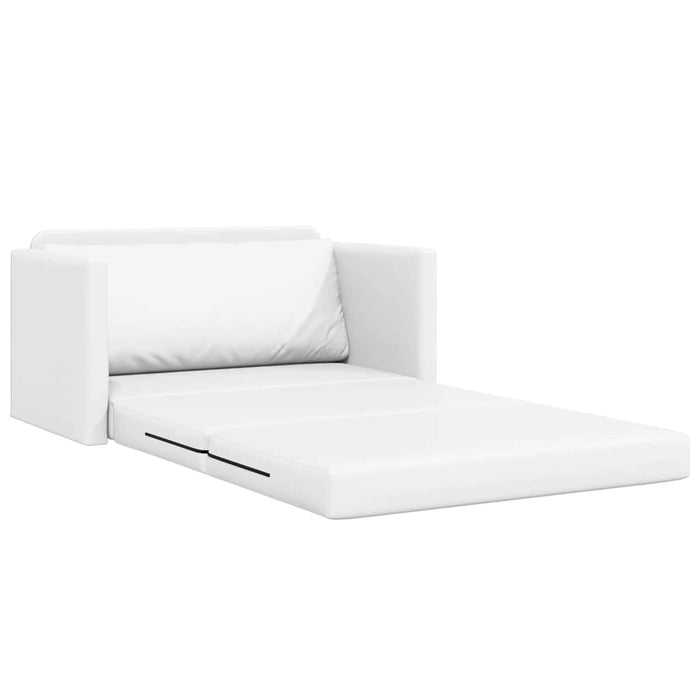 Pat canapea 110cm Alb Piele artificiala - WALTI WALTI