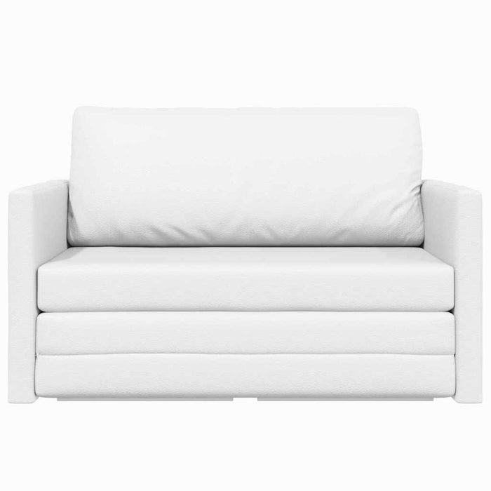 Pat canapea 110cm Alb Piele artificiala - WALTI WALTI