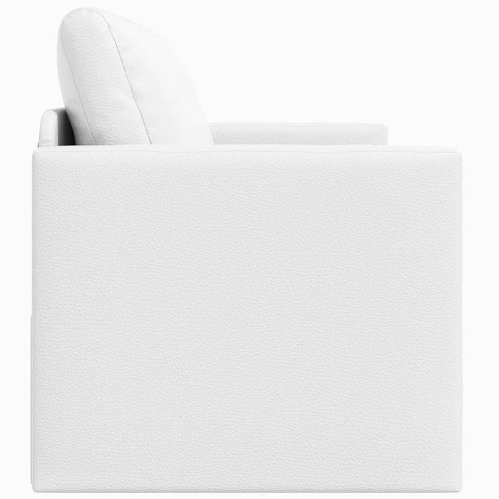 Pat canapea 110cm Alb Piele artificiala - WALTI WALTI