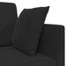 Canapea extensibilă de podea 200cm Negru Catifea - WALTI WALTI