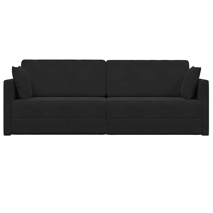 Canapea extensibilă de podea 200cm Negru Catifea - WALTI WALTI