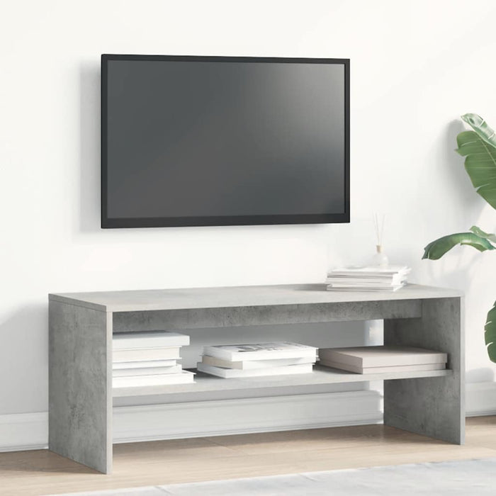 Comodă TV, gri beton, 100 x 40 x 40 cm, PAL WALTI