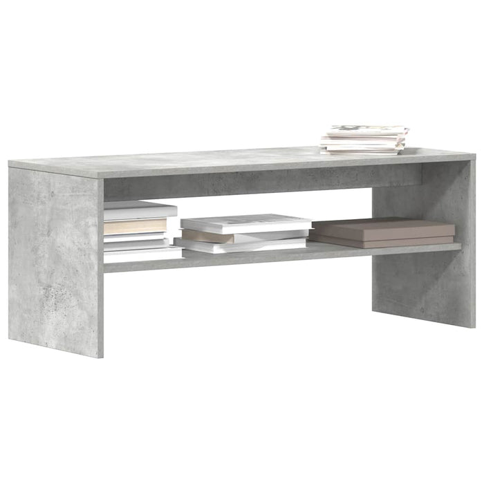 Comodă TV, gri beton, 100 x 40 x 40 cm, PAL WALTI