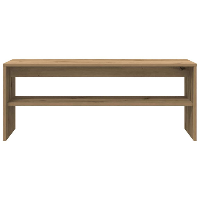 Dulap TV, stejar artizanal, 100x40x40 cm, lemn prelucrat - WALTI WALTI