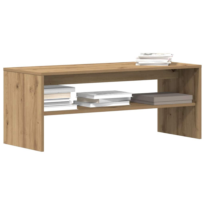 Dulap TV, stejar artizanal, 100x40x40 cm, lemn prelucrat - WALTI WALTI