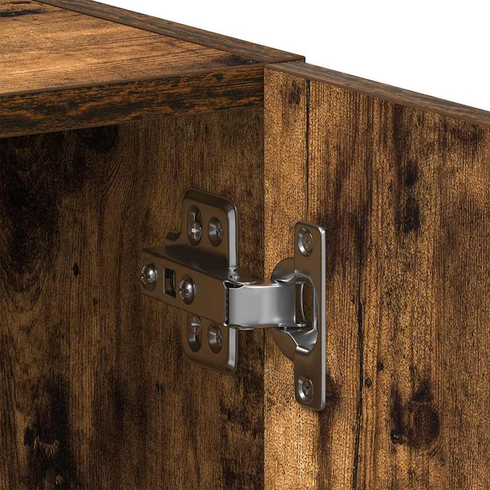 Dulap mașină de spălat stejar afumat 64x24x190cm Lemn prelucrat - WALTI WALTI