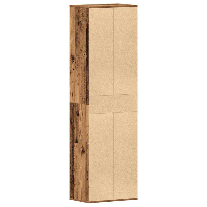 Dulap Pantofi Lemn Vechi 54x34x183 cm Lemn prelucrat - WALTI WALTI