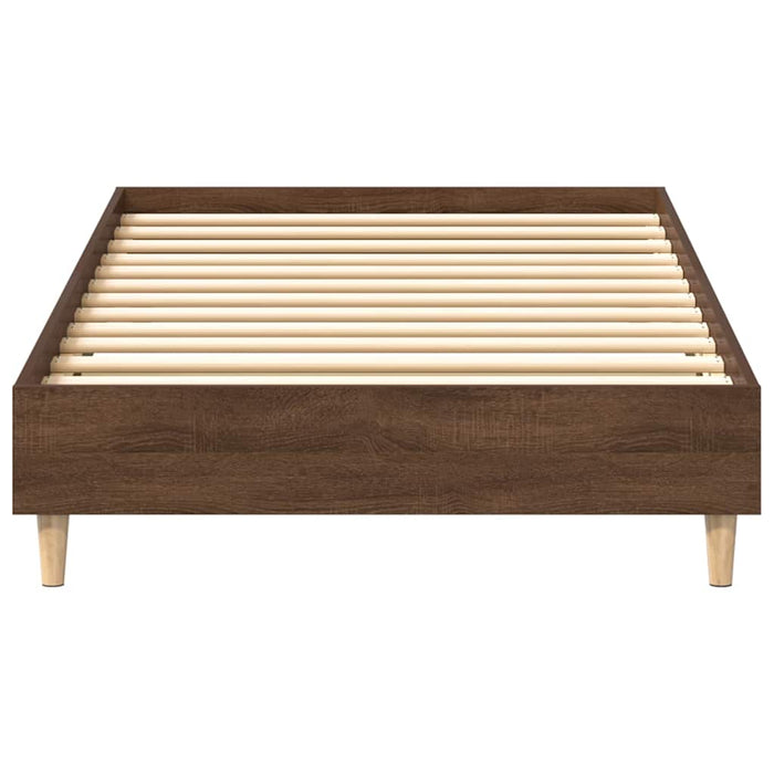 Cadru de pat fără saltea Stejar maro 90x200 cm lemn prelucrat - WALTI WALTI