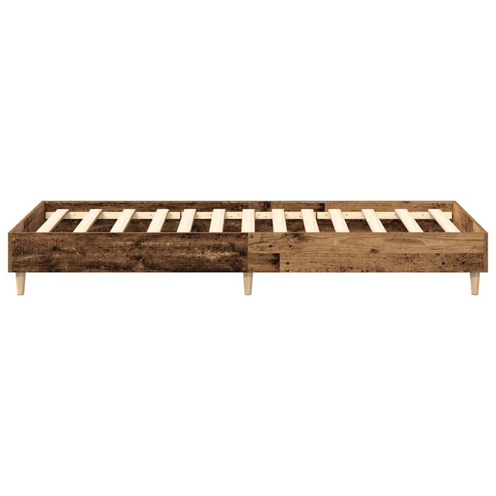 Cadru de pat fără saltea Lemn vechi 90x200 cm Lemn prelucrat - WALTI WALTI
