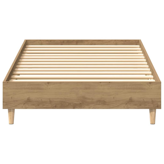 Cadru pat fără saltea Stejar Artisan 90x200 cm Lemn prelucrat - WALTI WALTI