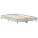 Cadru de pat fără saltea Gri beton 135x190 cm Lemn prelucrat - WALTI WALTI