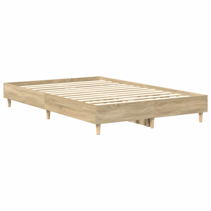Cadru de pat fără saltea Stejar Sonoma 120x190cm Lemn prelucrat - WALTI WALTI