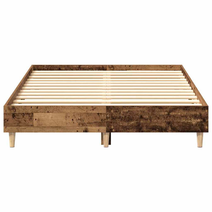 Cadru pat fără saltea Lemn vechi 120x190 cm Lemn prelucrat - WALTI WALTI