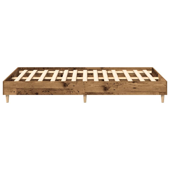 Cadru pat fără saltea Lemn vechi 120x190 cm Lemn prelucrat - WALTI WALTI