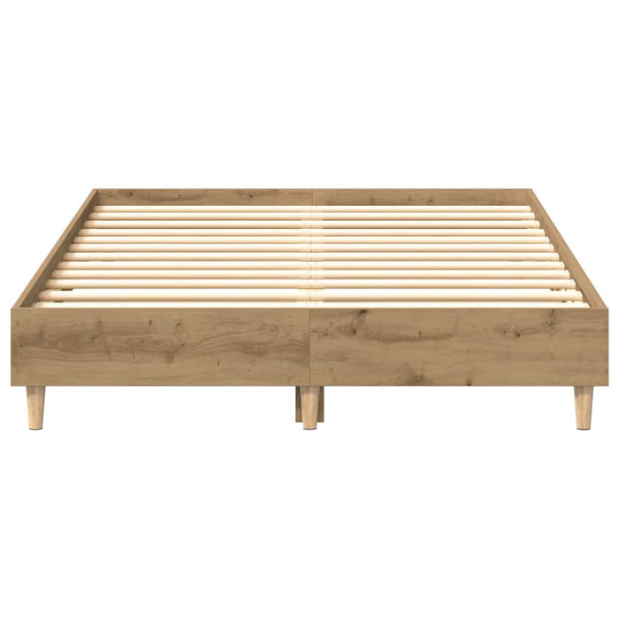 Cadru pat fără saltea Stejar Artisan 120x190 cm Lemn prelucrat - WALTI WALTI